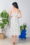 All Would Envy Dresses AIRI WHITE FLORAL SPAG TENT DRESS