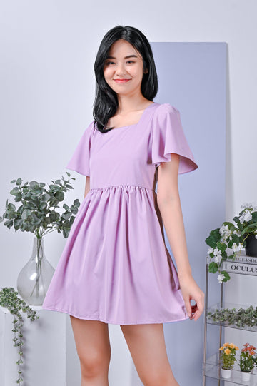 All Would Envy One Piece ELLANY DRESS-ROMPER IN LILAC