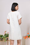 AWE Dresses JOELLE SHIFT DRESS IN OFF-WHITE