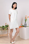 AWE Dresses JOELLE SHIFT DRESS IN OFF-WHITE