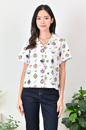 All Would Envy Tops LOCAL DESSERTS CAMP COLLAR SHIRT