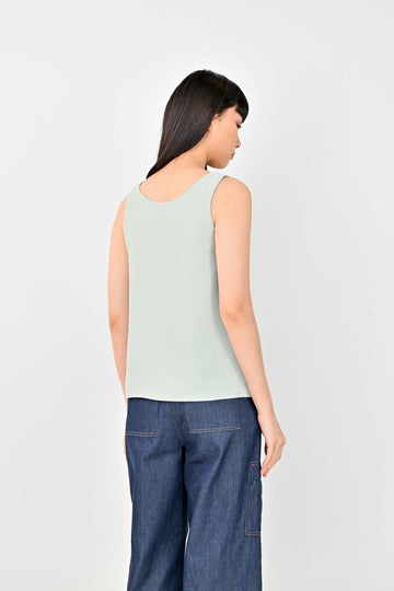 AWE Tops AWE BASIC TWO-WAY TOP IN LIGHT MINT
