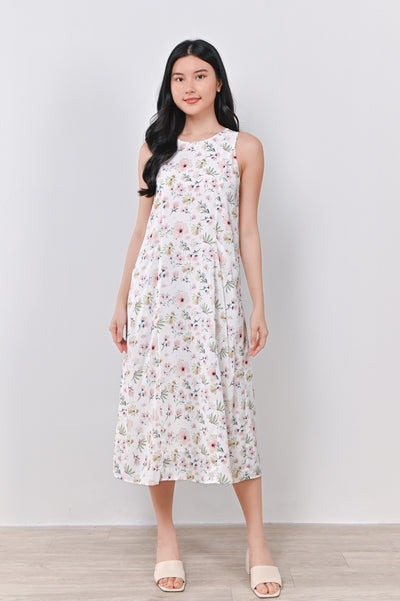 FERLENE PANEL DRESS IN PINK FLORAL