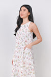 FERLENE PANEL DRESS IN PINK FLORAL