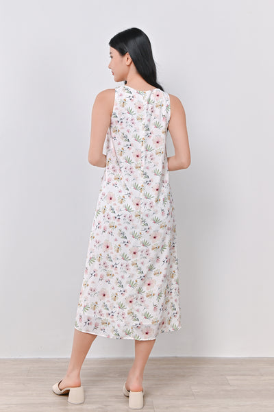 FERLENE PANEL DRESS IN PINK FLORAL