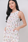 FERLENE PANEL DRESS IN PINK FLORAL