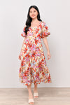 CAROL SWEETHEART DRESS IN VIBRANCE