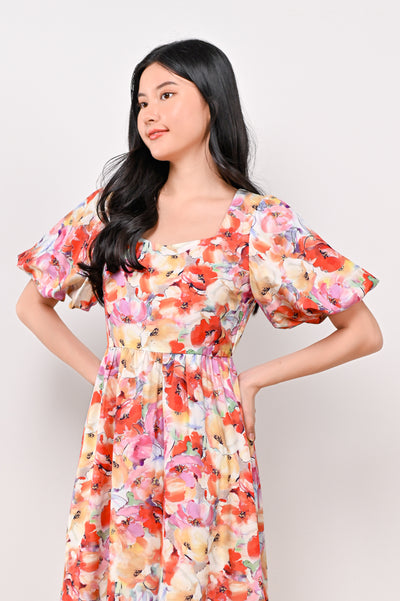 CAROL SWEETHEART DRESS IN VIBRANCE