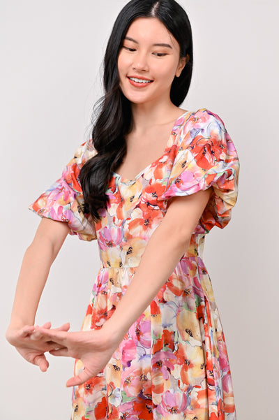 CAROL SWEETHEART DRESS IN VIBRANCE