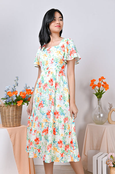 All Would Envy Dresses ANGIOLA DRESS IN VIBRANT FLORAL
