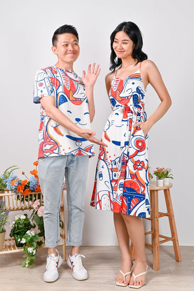 All Would Envy Dresses *BACKORDER* TOKYO SPAG TENT DRESS IN COLOUR