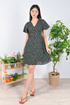 All Would Envy Dresses JOULU SLEEVED BUTTON DRESS IN BLACK
