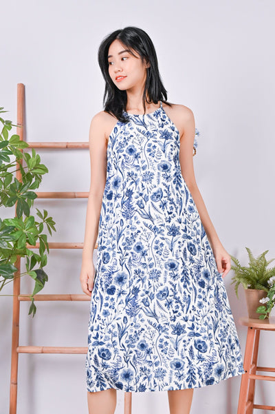 All Would Envy Dresses JUNO TOILE FLORAL HIGH-NECK DRESS