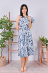 All Would Envy Dresses JUNO TOILE FLORAL HIGH-NECK DRESS