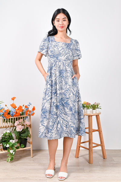 All Would Envy Dresses LORNA OUTLINES SQUARE-NECK DRESS