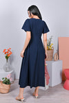 All Would Envy Dresses NELMA MAXI DRESS IN NAVY