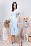 All Would Envy Dresses PEISKOS ABSTRACT DRESS IN BLUE