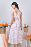 All Would Envy Dresses PORCELAIN BLOOMS TWO-WAY DRESS IN PINK