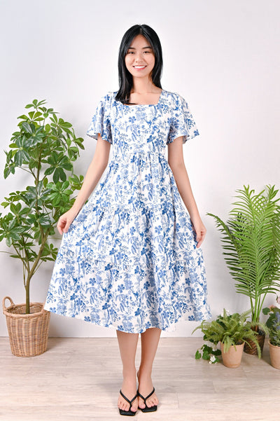 All Would Envy Dresses TENNY TOILE FLORAL TIERED DRESS