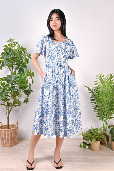All Would Envy Dresses TENNY TOILE FLORAL TIERED DRESS
