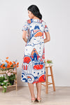 All Would Envy Dresses TOKYO SLEEVED MIDI DRESS IN COLOUR