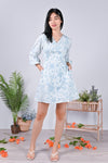 All Would Envy Dresses WERN SLEEVED DRESS IN DREAMY PORCELAIN