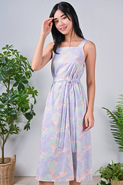 All Would Envy Dresses YAMA THICK-STRAP DRESS IN LILAC