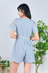 All Would Envy One Piece GAWA PERIWINKLE BUTTON ROMPER