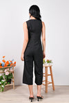 All Would Envy One Piece IDALIA SLEEVELESS JUMPSUIT IN BLACK