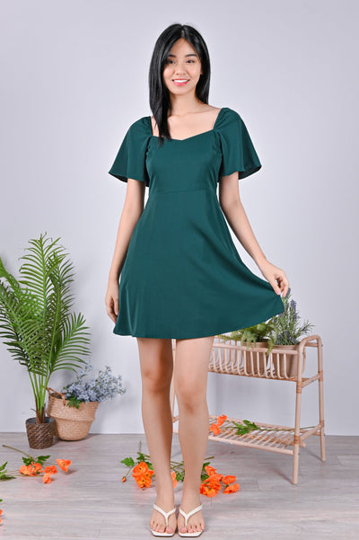All Would Envy One Piece REVERIE SWEETHEART DRESS-ROMPER IN FOREST