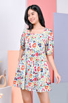 All Would Envy One Piece ROBUST FLORAL DRESS-ROMPER