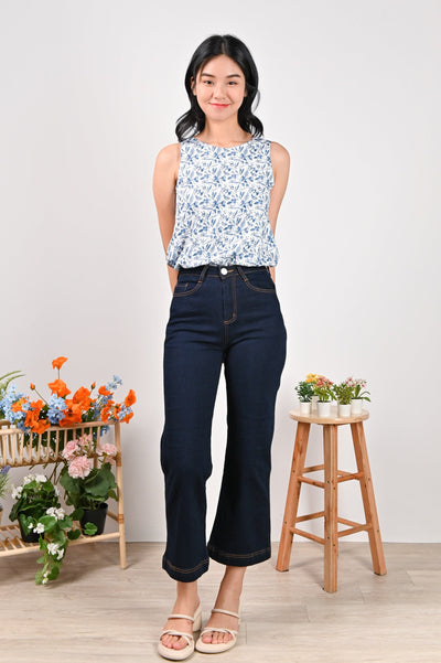 All Would Envy Tops HYDRANGEA TOILE TWO-WAY TOP