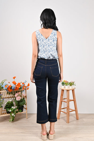 All Would Envy Tops HYDRANGEA TOILE TWO-WAY TOP