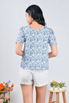 All Would Envy Tops KATRI TOILE SLEEVED BUTTON TOP