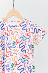 All Would Envy Tops RAINBOW SQUIGGLY KIDS' TEE