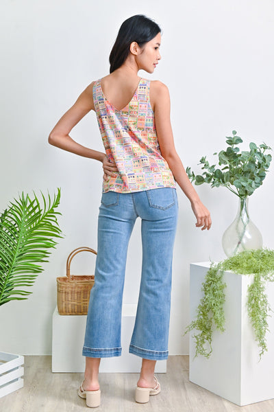 All Would Envy Tops SHOPHOUSE PATTERN TWO-WAY TOP
