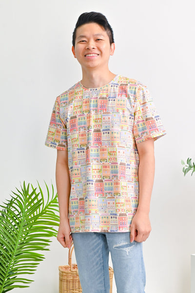All Would Envy Tops SHOPHOUSE PATTERN UNISEX TEE