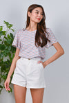 All Would Envy Tops UMI LILAC SLEEVED TOP