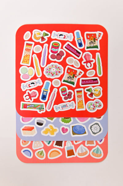 AWE Accessories FS SINGAPORE SNACKS STICKER PACK
