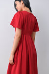 AWE Dresses CRESSIDA DRESS IN SOLID RED