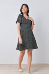 AWE Dresses JOULIE BUTTON DRESS IN BLACK