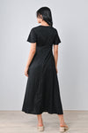 AWE Dresses KENNEDI MAXI DRESS IN BLACK POLKA