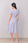 AWE Dresses KIMIA SLEEVED BUTTON DRESS IN LILAC