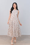 AWE Dresses KINDRA EYELET TIERED MAXI DRESS