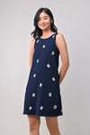 AWE Dresses MAHJONG A-LINE DRESS IN NAVY