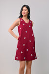 AWE Dresses MAHJONG A-LINE DRESS IN RED
