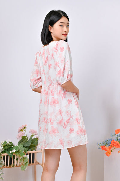 AWE One Piece WAYLY PINK FLORAL DRESS-ROMPER