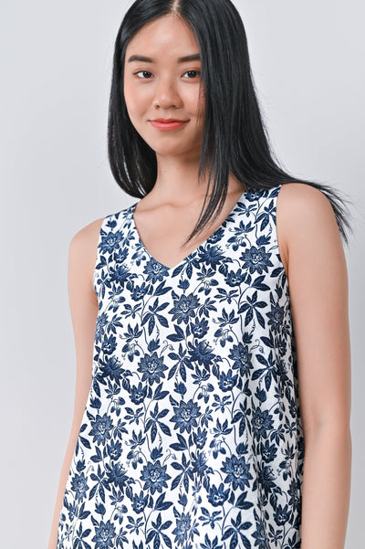 AWE Tops CAMY NAVY TWO-WAY TOP