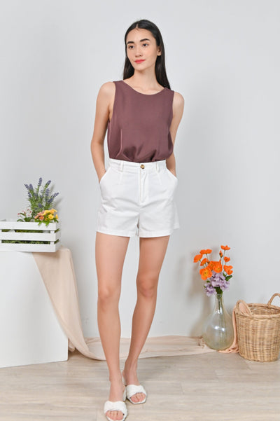 AWE Tops HAZEL TWO-WAY TOP IN PLUM