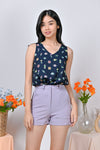 AWE Tops ORIGAMI FLOWERS TWO-WAY TOP